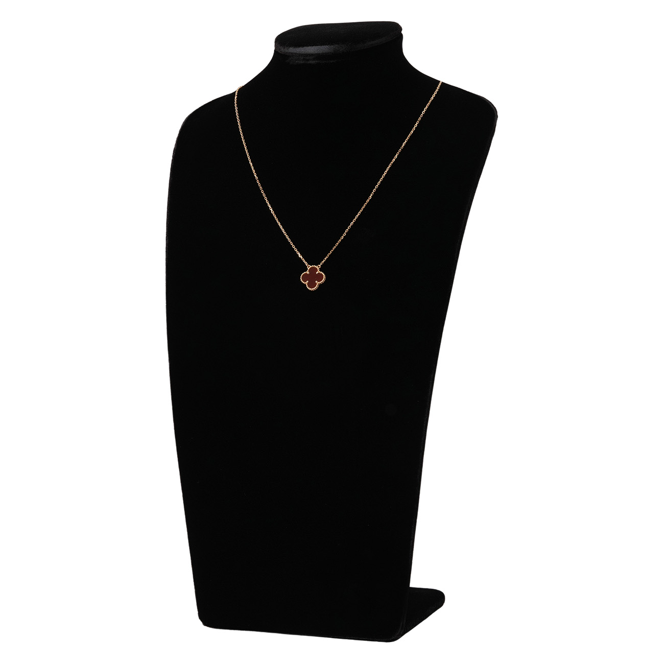 VAN CLEEF & ARPELS(USED)반클리프 빈티지 알함브라 커넬리언 네크리스